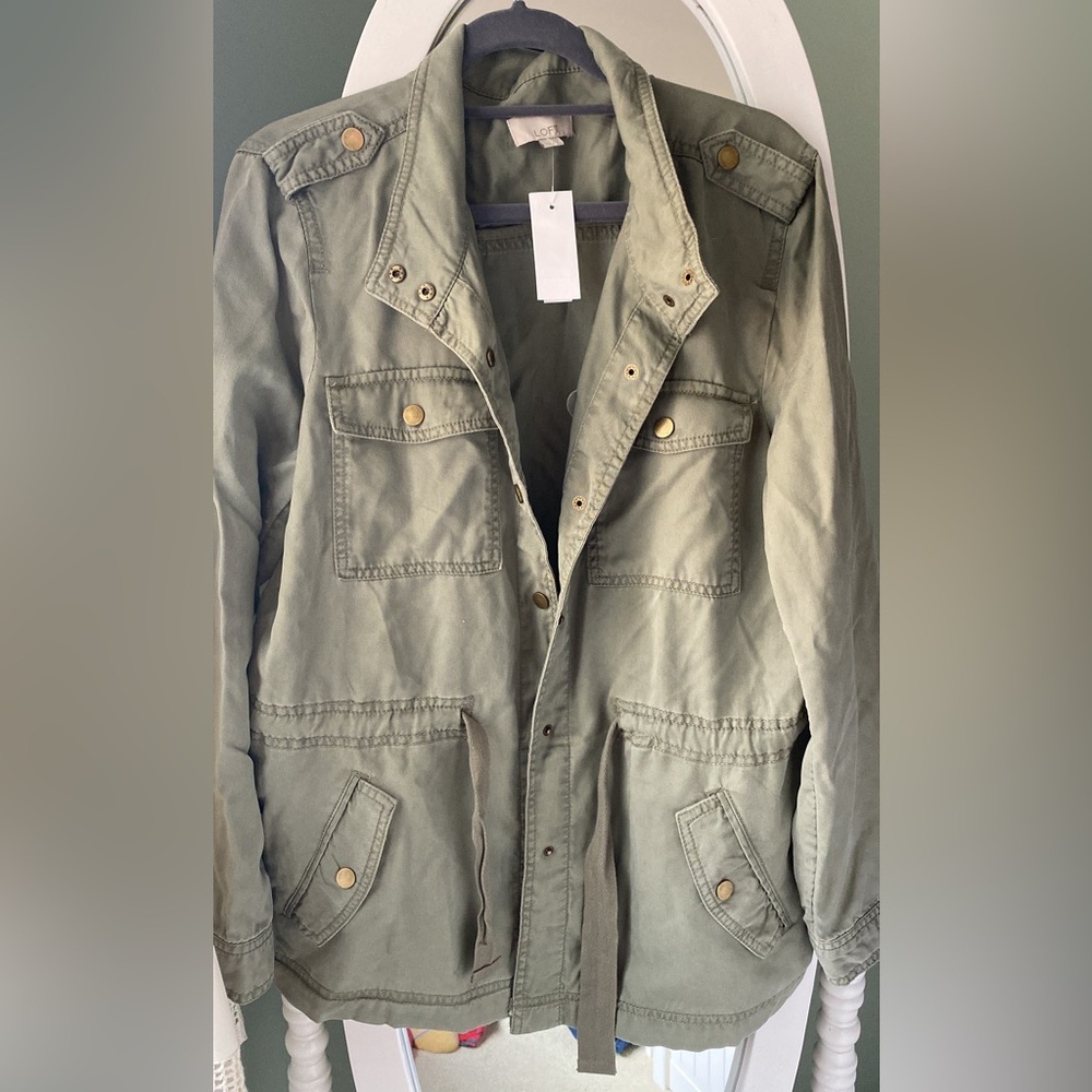 LOFT cargo jacket size medium new with tags